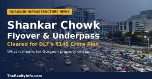 Shankar Chowk flyover and underpass plan on Delhi-Gurgaon Expressway near Ambience Mall