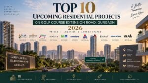 Top 10 upcoming residential projects on Golf Course Extension Road Gurgaon 2026