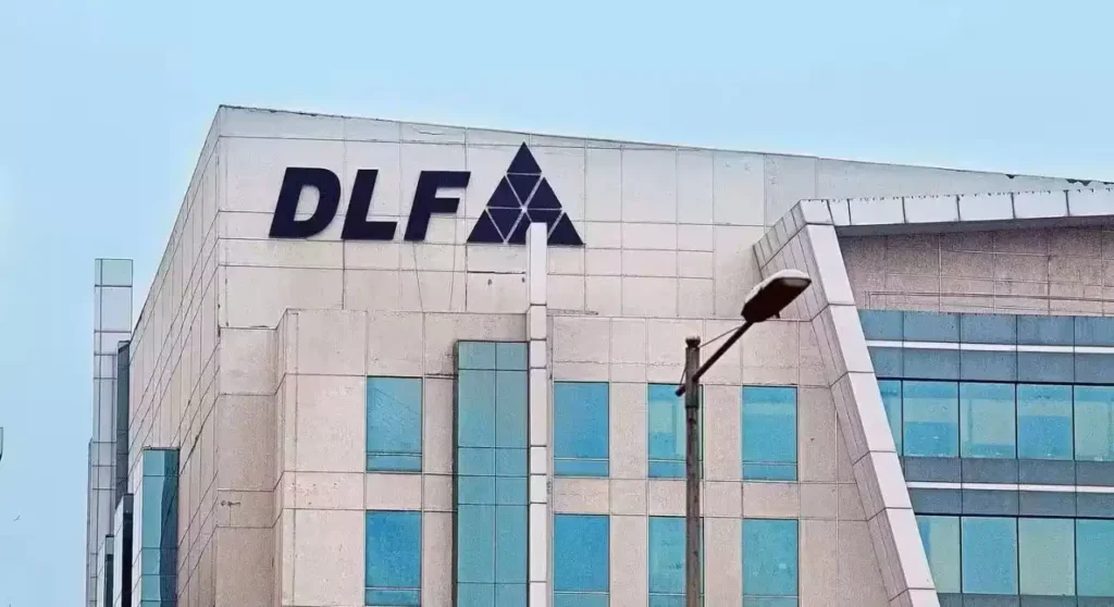 DLF logo on an office building facade, file image for the 7.48-acre Sector 61 Gurugram deal